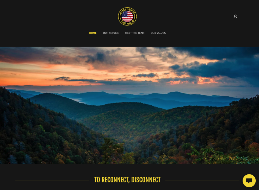 Image of the Piedmont NC at sunset.